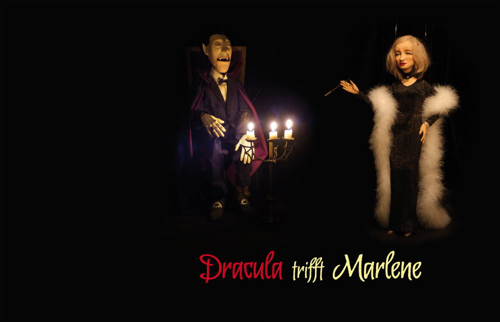 Marionetten: Dracula und Marlene